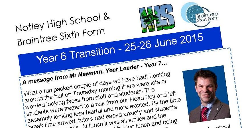 Year 6 Transition Newsletter