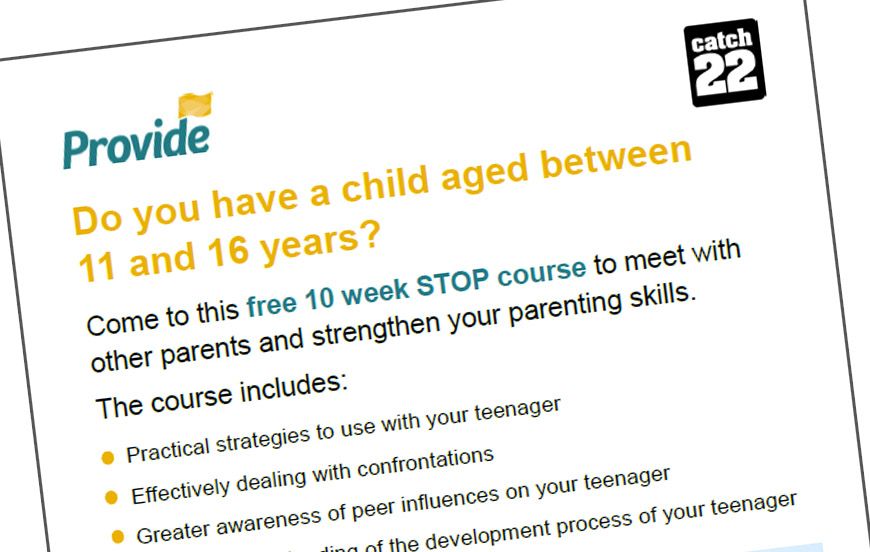 Do you have a child aged between 11 and 16 years?