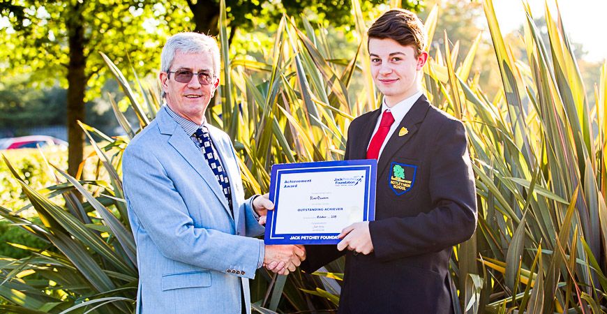 Ross Dawson - Jack Petchey Award Winner Oct 2015