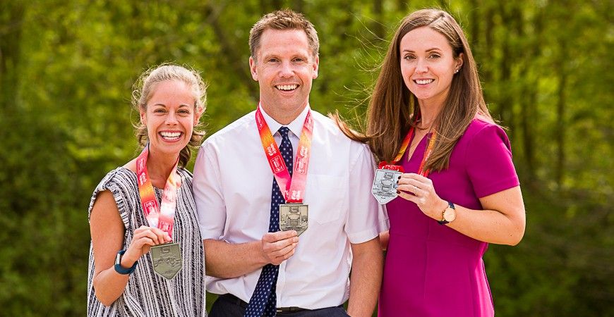 Staff Run London Marathon in Record Temperatures!