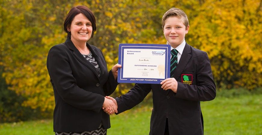 Lucas Smith - Jack Petchey Award Winner Nov 2014