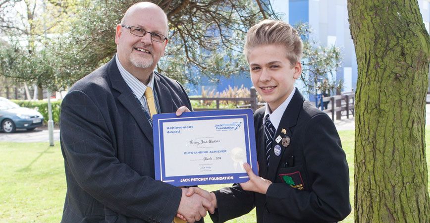 March 2014 Jack Petchey Winner