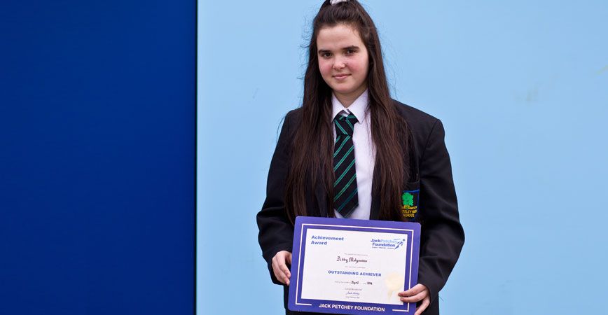 April 2014 Jack Petchey Winner