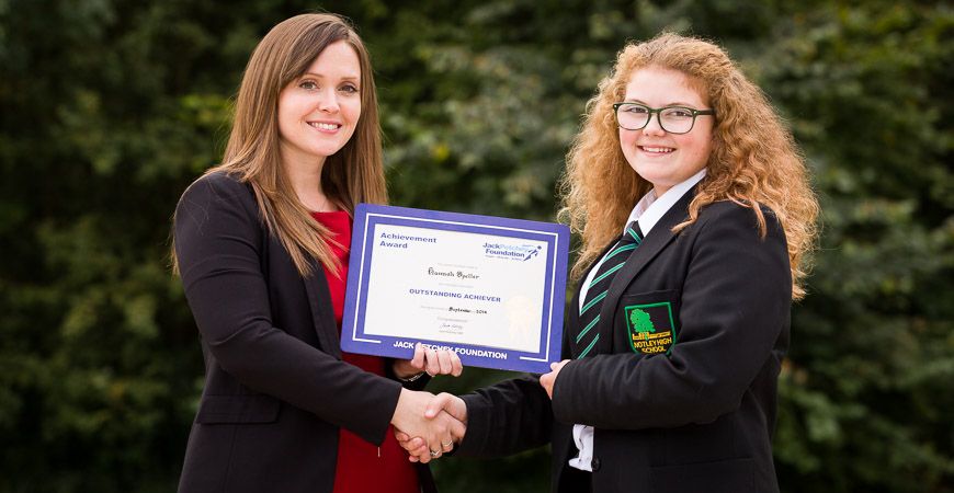 Hannah Speller - Jack Petchey Award Winner Sept 2014