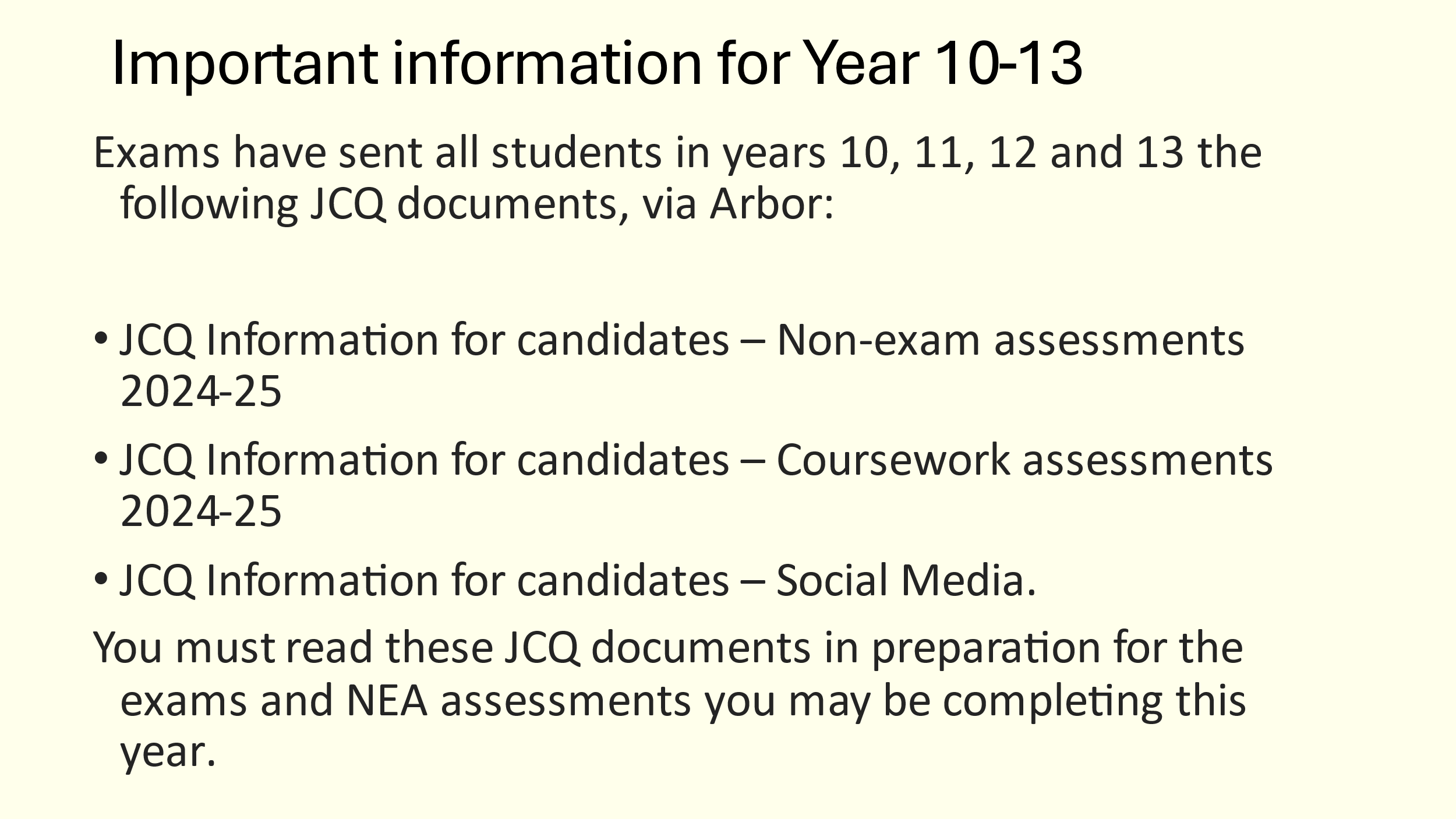 Headteacher's Update 8 November 2024