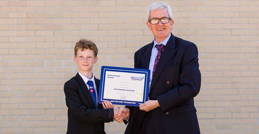 Alfie Blayney - Jack Petchey Award Winner June 2018