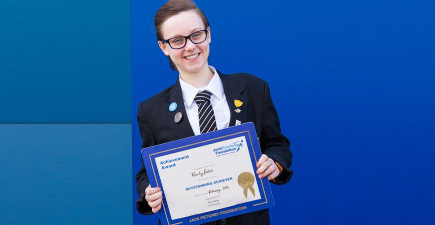 February 2014 Jack Petchey Winner