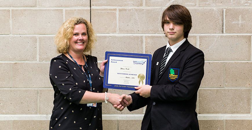 Joshua Nicoll - Jack Petchey Award Winner Oct 2014