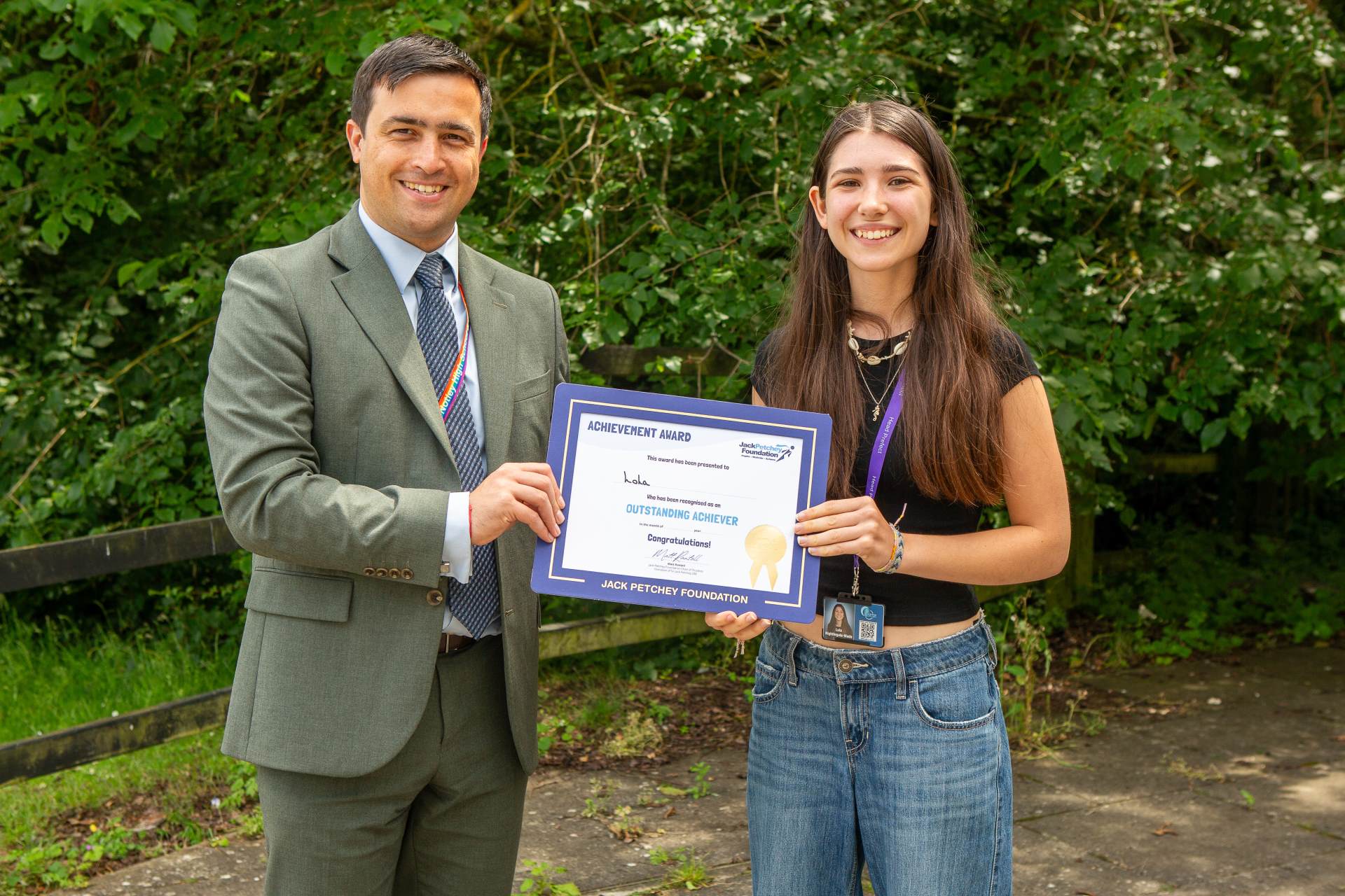 Congratulations to Lola, a Jack Petchey Award Winner!