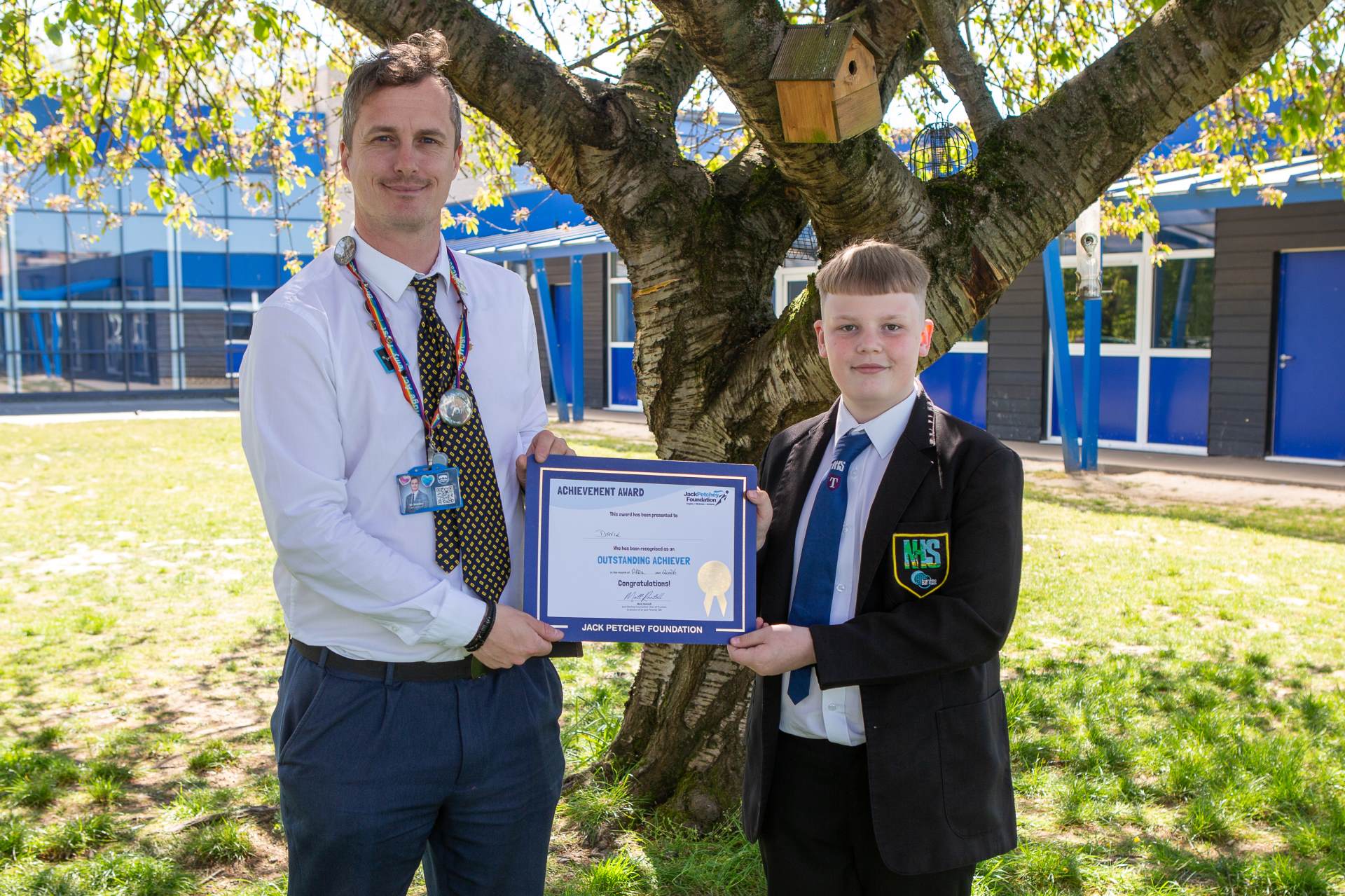 Congratulations to Davie, a Jack Petchey Award Winner!