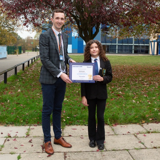 Congratulations to Maddisen, a Jack Petchey Award Winner!