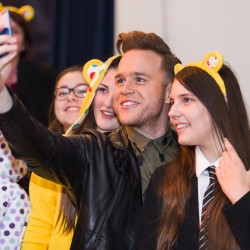 Olly Murs selfie for BBC CiN