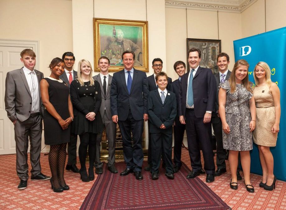 Diana Award and Meeting David Cameron