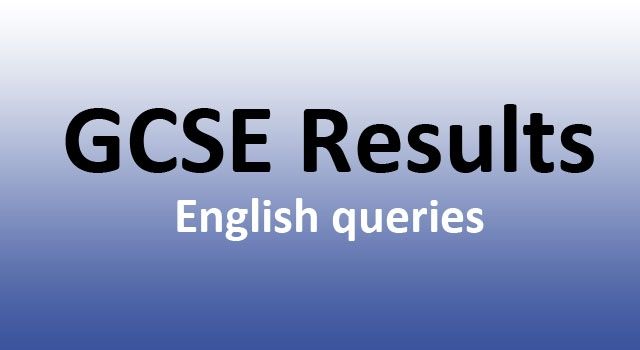 Statement on GCSE English Results