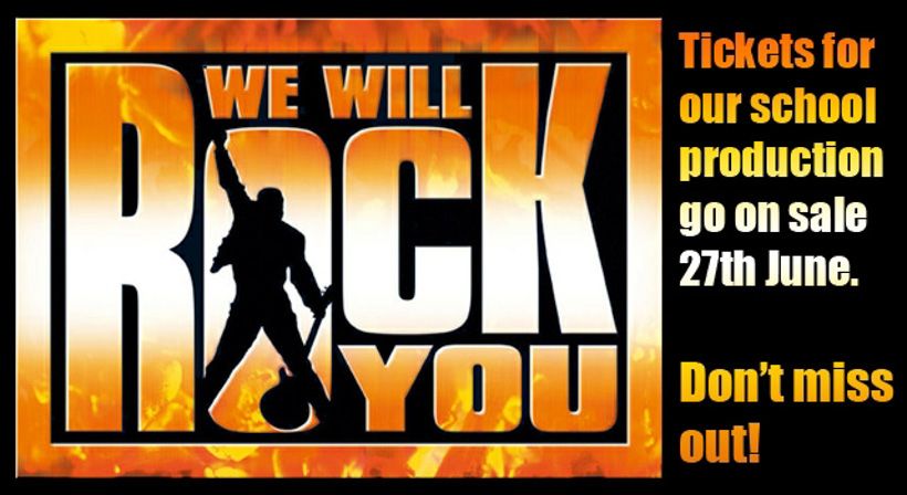 We Will Rock You July 2012 - Tickets on Sale 27th June