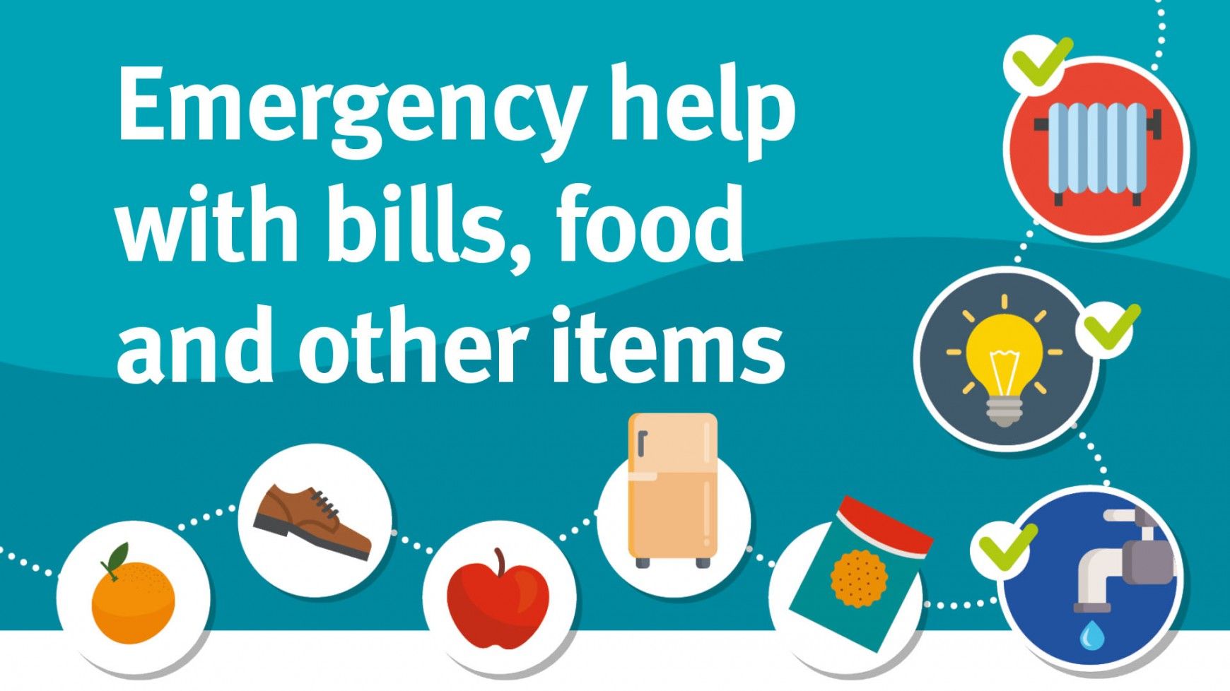 Emergency help with bills, food and other items