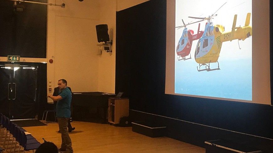 Essex and Herts Air Ambulance visit to Year 12