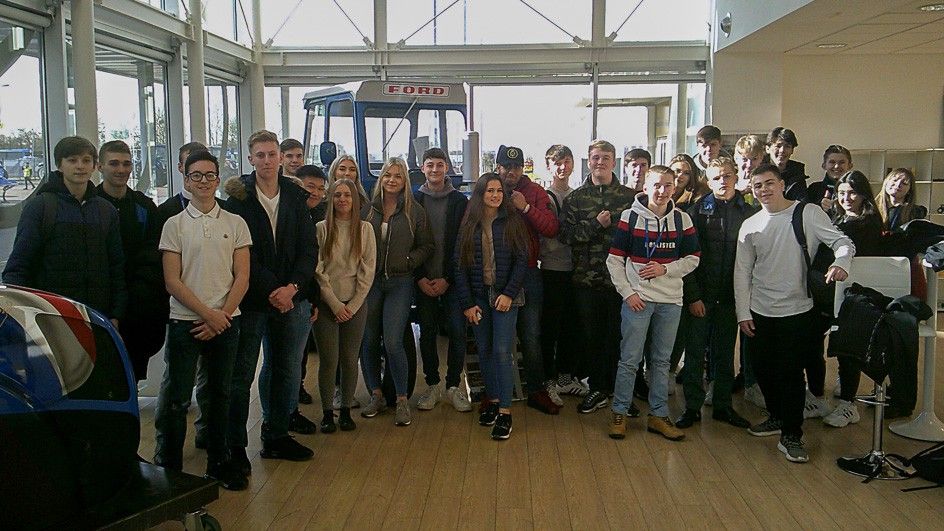 A Level Business and Economics Visit to New Holland Tractor Plant
